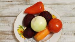Рецепты вкусных и полезных салатов из свеклы на зиму Салат из свеклы аленка на зиму рецепты